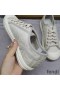 Fendi Domino Sneakers Unisex FF Motif Fabric White