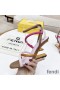 Fendi First Sandals Women Nappa Leather Brown
