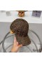 Fendi Baseball Cap In FF Motif Cotton Brown