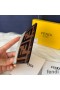 Fendi Card Holder In FF Motif Nappa Leather Grey