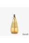 Fendi Small Fendigraphy Hobo Bag In Calf Leather Gold