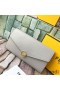 F is Fendi Continental Wallet In Calf Leather Grey
