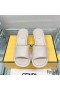 Fendi Baguette Slides Women Nappa Leather Apricot