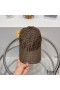 Fendi Baseball Cap In FF Motif Cotton Brown