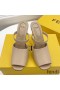 Fendi First Sandals Women Calf Leather Beige