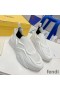 Fendi Flow Sneakers Unisex Mesh White