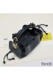 Fendi Mini Pomodorino Bucket Bag In Calf Leather Black