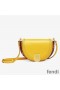 Fendi Moonlight Bag In ROMA Logo Calf Leather Yellow
