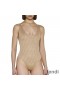 Fendi Swimsuit Women FF Motif Lycra Beige