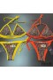 Fendi Triangle Bikini with Ties Women Fendi FF Motif Lycra