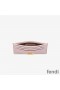 F is Fendi Card Holder In Calf Leather Pink