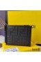 Fendi Bill Clip In FF Motif FF Motif Nappa Leather Black
