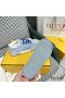 Fendi Match Sneakers Women Mesh Blue