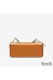 Fendi First Sight Pouch In Calf Leather Brown