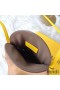 Fendi O'Lock Phone Pouch In Calf Leather Yellow