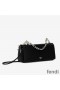 Fendi First Sight Pouch In Calf Leather Black