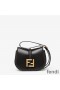 Fendi Mini C'mon Bag In Calf Leather Black