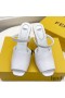 Fendi First Sandals Women Calf Leather White