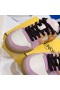 Fendi Match Compact Sneakers Unisex Suede Pink