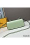 Fendi First Sight Pouch In Calf Leather Green