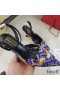 Fendi First Slingback Pumps Women Fendace Baroque Fabric Purple