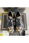 Fendi Flow Sneakers Men Fendace Baroque Fabric Black