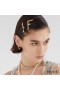Fendi First Hair Clip In Metal with Crystals Gold