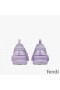 Fendi Flow Sneakers Unisex Mesh Purple