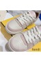 Fendi Match Compact Sneakers Unisex Suede Grey