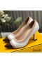 Fendi Colibri Pumps Women Leather White