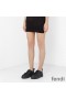 Fendi Rise Sneakers Women FF Motif Nappa Leather Black