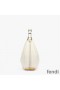 Fendi Small Fendigraphy Hobo Bag In Calf Leather White